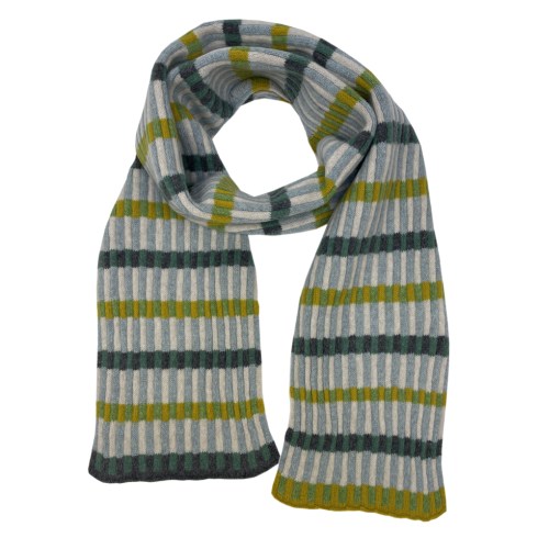 textured stripe scarf - Oliver